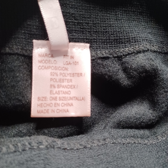 NWT Fit In E & K Black Leggings Size One Size Fit Most - Picture 9 of 10